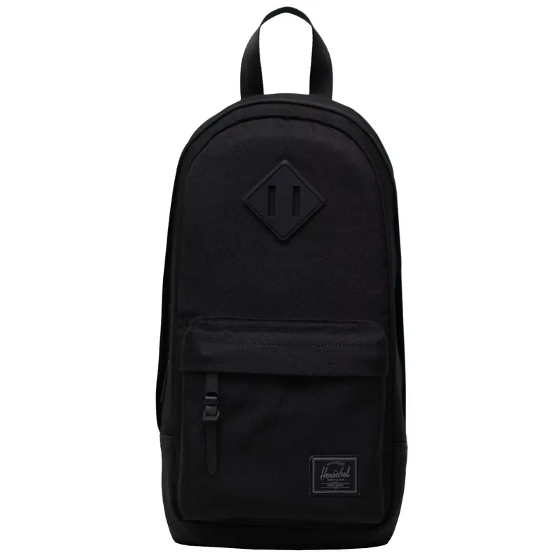 Herschel Heritage Shoulder Bag 11388-05881, Unisex, Czarne, plecaki, poliester, rozmiar: One size