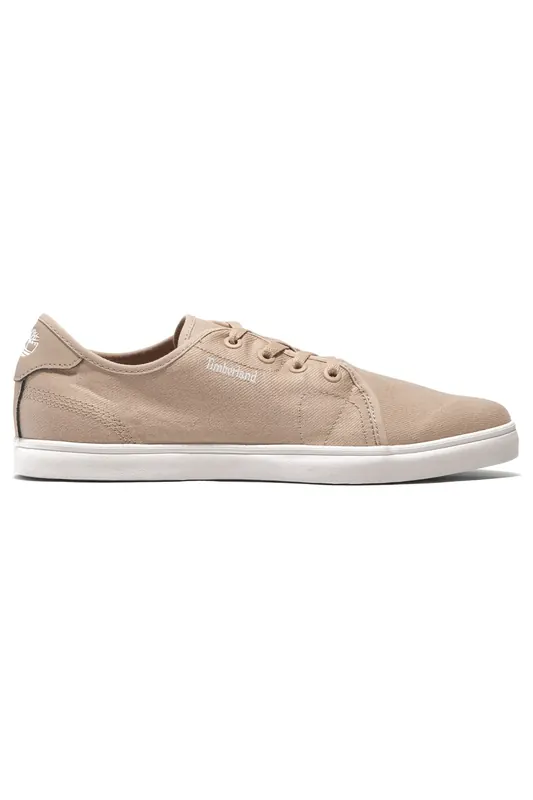 Timberland Skape Park Low Lace Up Sneaker Light Beige Canvas Maat: 41.5 | Sneakers Outlet | Heren | Beige