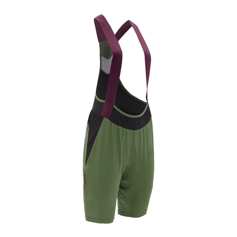 Spodenki rowerowe  na szelkach  damskie SILVINI Women Bib shorts LARREA (S)