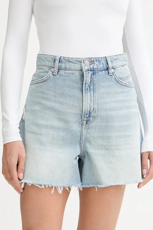 BOSS Orange szorty damskie jeansowe C SHORTS