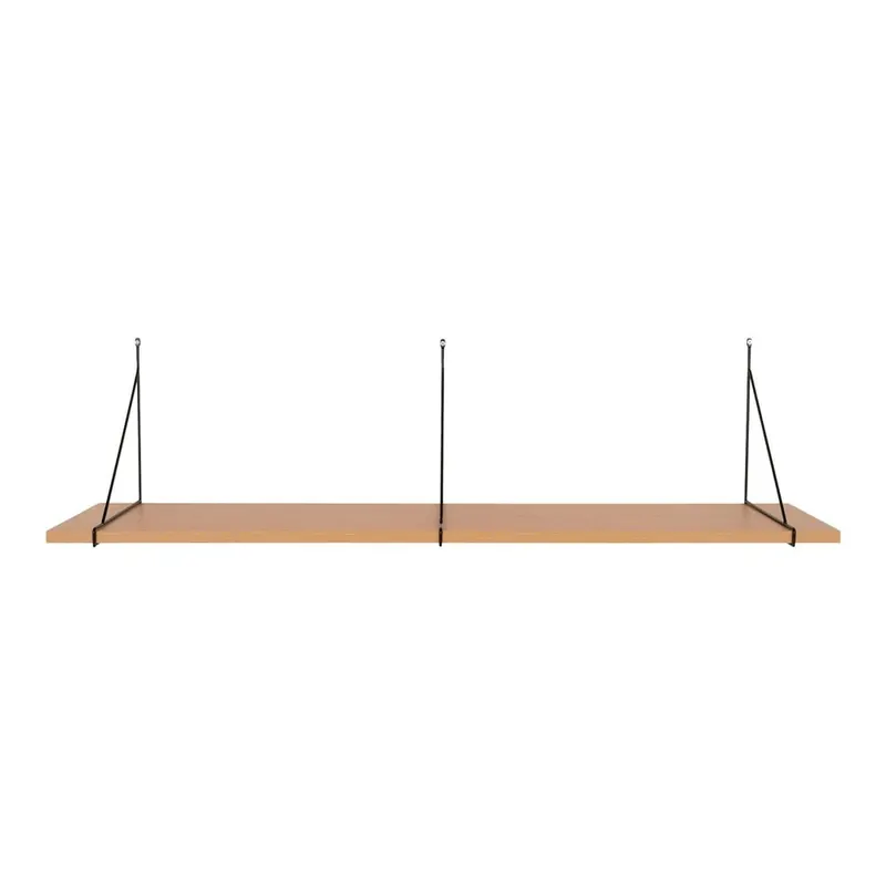 Półka w dekorze jesionu w naturalnym kolorze 120 cm Chiba – House Nordic