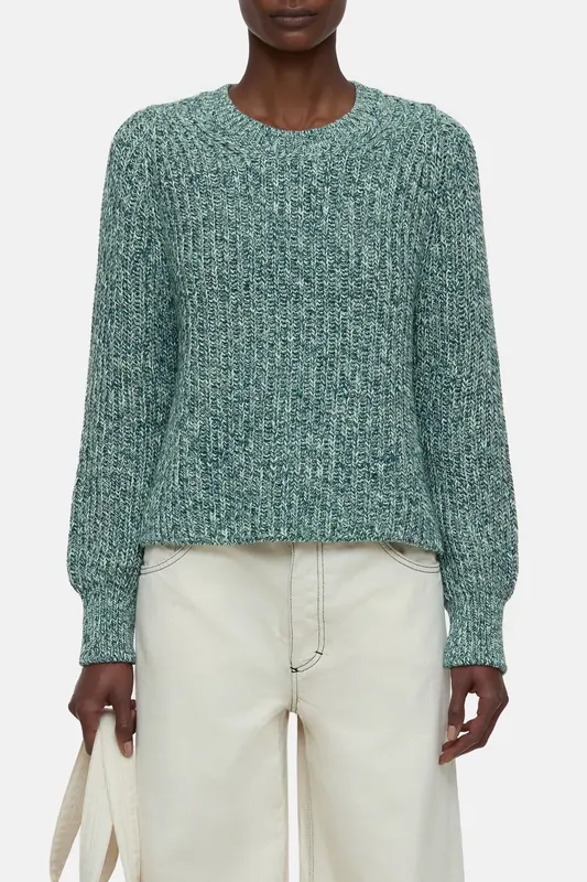 Closed Crew Neck Long Sleeve Knits Midnight Lake Maat: XL | Sweaters Outlet | Dames | Groen