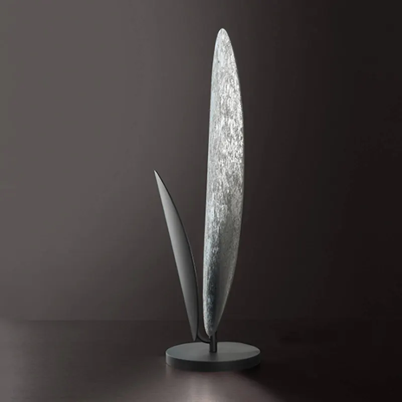 ICONE Masai lampa stołowa 927 wysokość 74cm srebro/żelazo