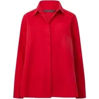 French Connection Popover Button Red Maat: 6 | Overhemden Outlet | Dames | Rood