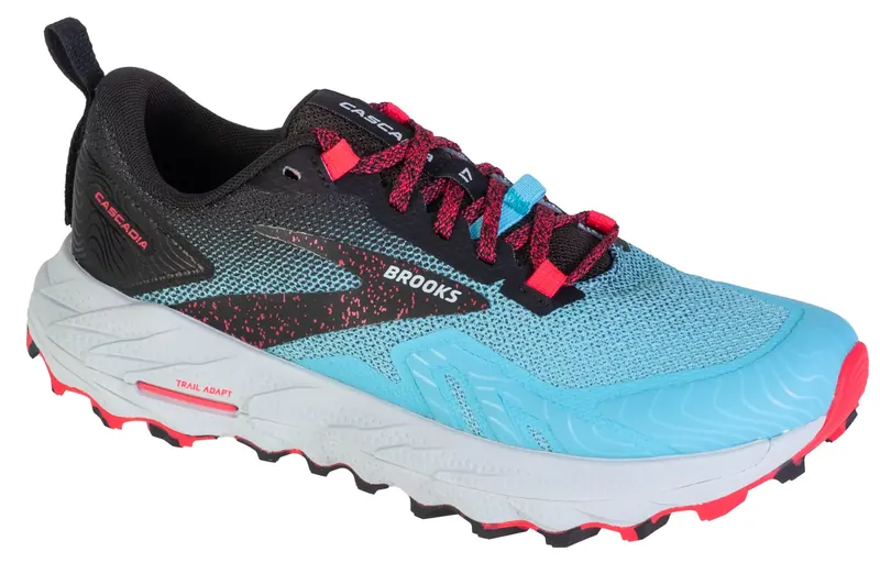 Brooks Cascadia 17 1203921B487, Damskie, Niebieskie, buty do biegania, tkanina, rozmiar: 37,5