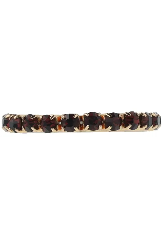 OTAZU Alice Ring Burgundy M/l Maat: OS | Ringen Outlet | Dames | Goud