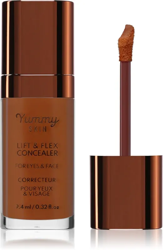 Danessa Myricks Beauty Yummy Skin Lift & Flex korektor w płynie o matowym efekcie kolor 15 - Dark With Warm Undertones 9,4 ml