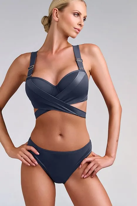 Marlies Dekkers Cache Coeur Steel Grey Briefs Maat: XL | Slipjes Outlet | Dames | Grijs