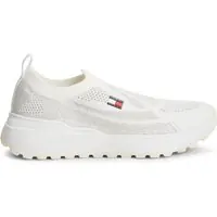 Tommy Hilfiger Tj Knit Runner Ecru Maat: 38 | Sneakers Outlet | Dames | Ecru