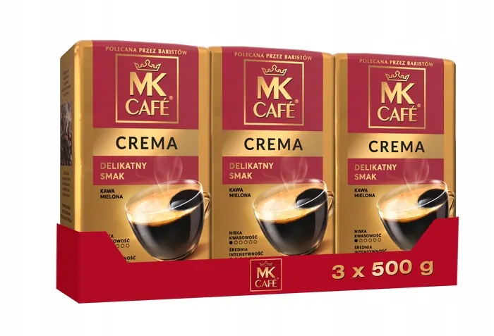 Zestaw 3x Mk Cafe Crema 500g kawa mielona