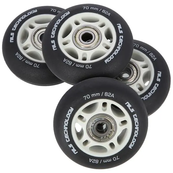 NILS EXTREME 70X24 82A Czarne Matowe (4 szt) + Abec-9 (8 szt) Zestaw Extreme