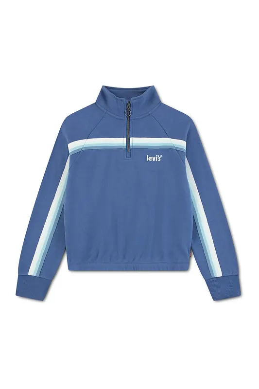 Levi's Girls Meet And Greet Quarter Zip True Navy Maat: 14Y | Sportkleding Outlet | kids | Blauw