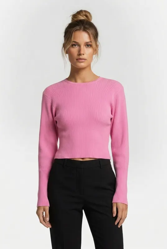 & Other Stories Malte Top Pink Maat: L | Longsleeves Outlet | Dames | Roze