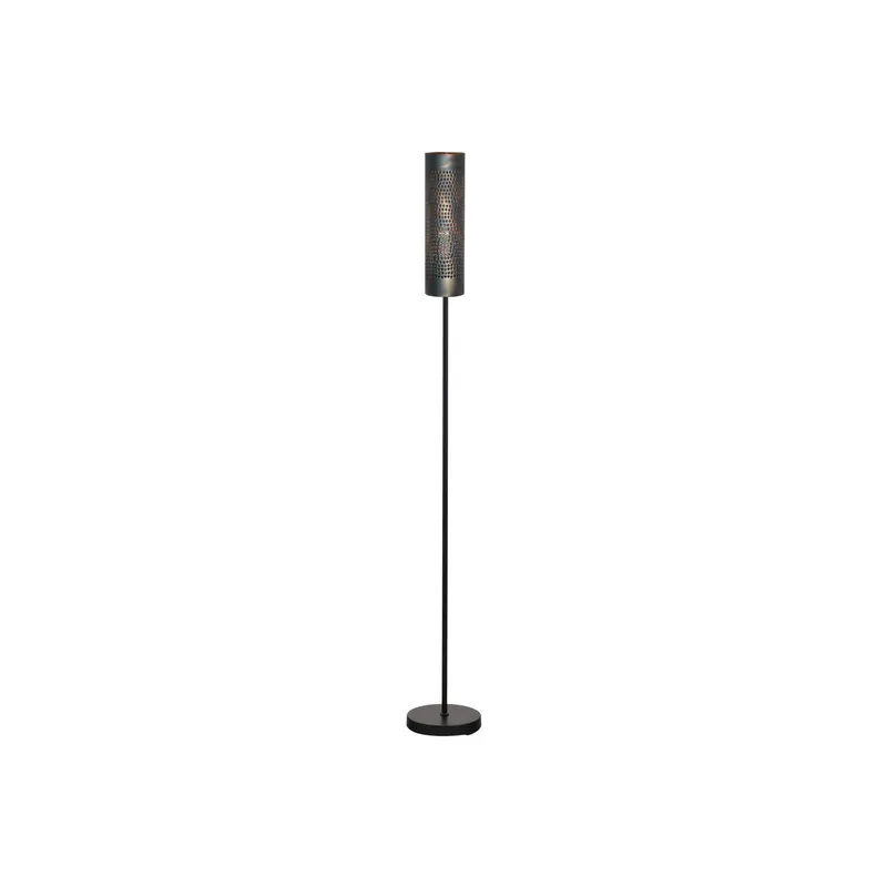 Lampa podłogowa Forato, wysokość 174 cm, brąz, metal