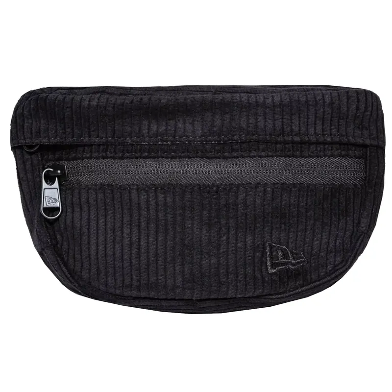 New Era Corduroy Small Waist Bag 60240090, Unisex, Czarne, saszetki, bawełna, rozmiar: One size