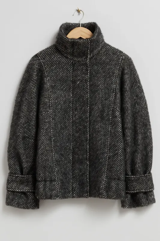 & Other Stories St Akela Jacket Black Maat: XS | Winterjassen Outlet | Dames | Zwart