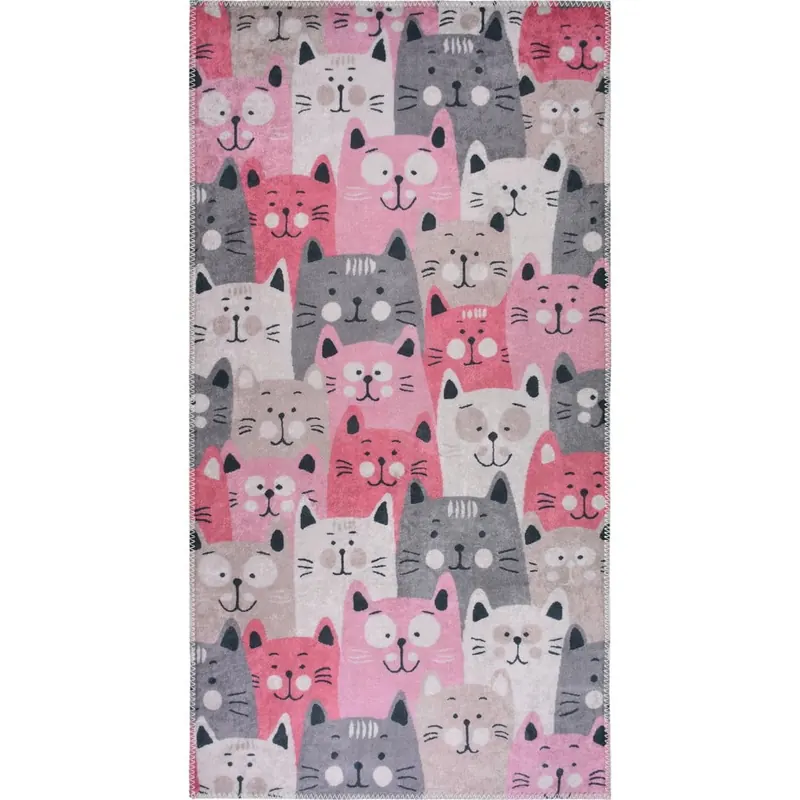 Różowy dywan dziecięcy 100x160 cm Silly Cats – Vitaus