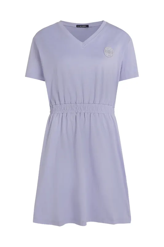 Karl Lagerfeld Luna Jersey Mini Dress Sweet Lavender Maat: S | Blousejurken Outlet | Dames