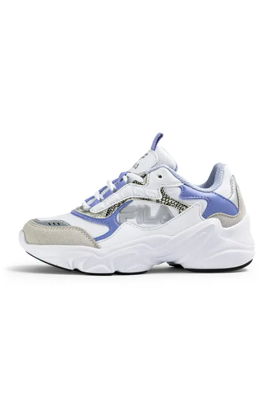 FILA Collene Logo Kids White-pale Iris Maat: 34 | Schoenen Outlet | kids | Blauw