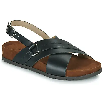 L'Atelier Tropézien Flache Sandalen SB410-BLACK