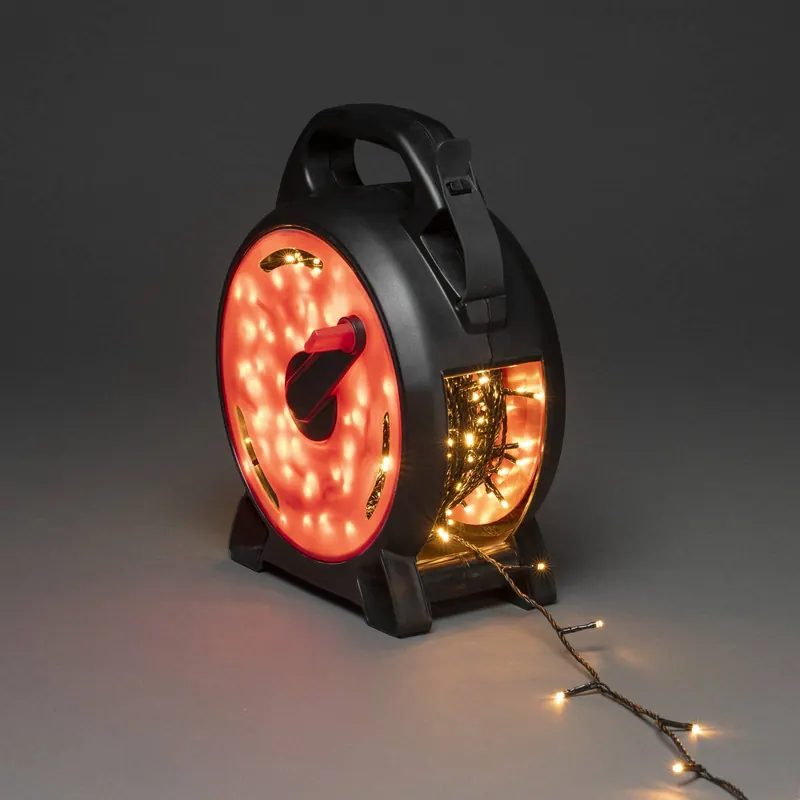 Łańcuch świetlny LED Micro w kolorze bursztynowym, 400 diod, 27,93 m