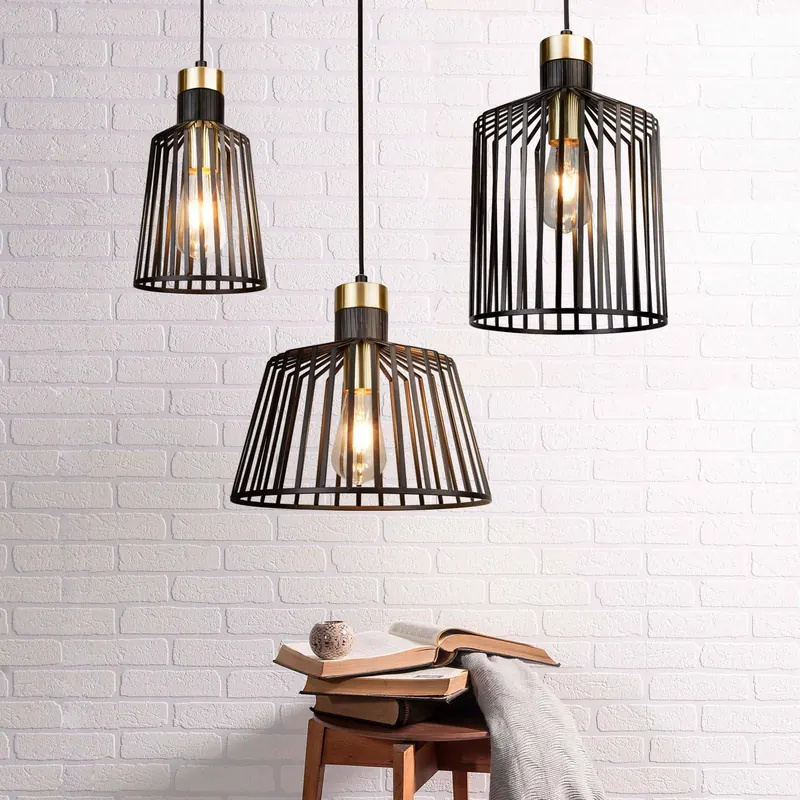 Lampa wisząca Bird z metalu, Ø 22 cm