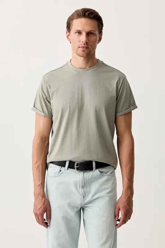 G-Star T-shirt basic męski bawełniany Lash