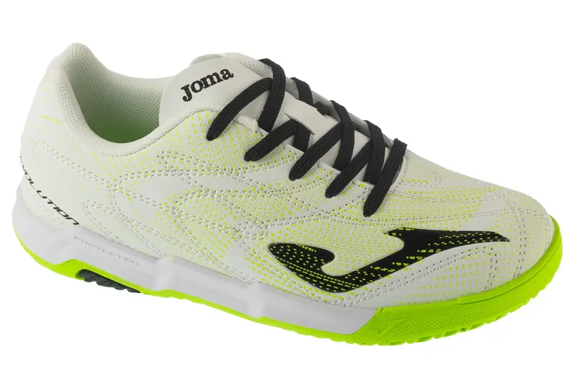 Joma Evolution Jr 2502 IN EVJW2502IN, Dla chłopca, Białe, buty halowe - halówki, skóra syntetyczna, rozmiar: 38