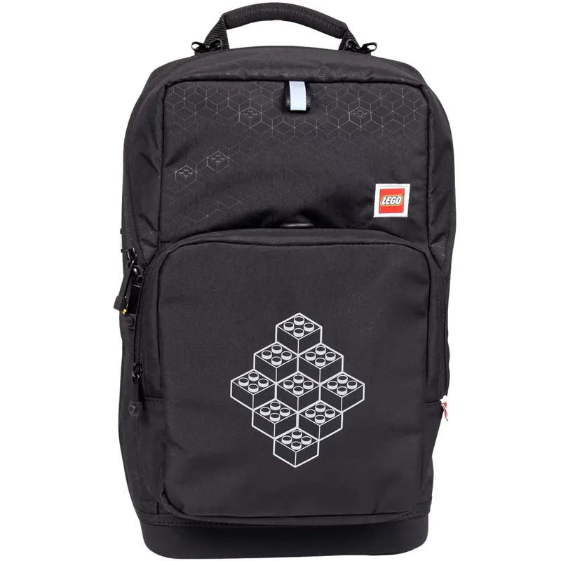 LEGO Bricks Optimo Starter School Backpack 20238-2511, Dla chłopca, Czarne, plecaki, poliester, rozmiar: One size