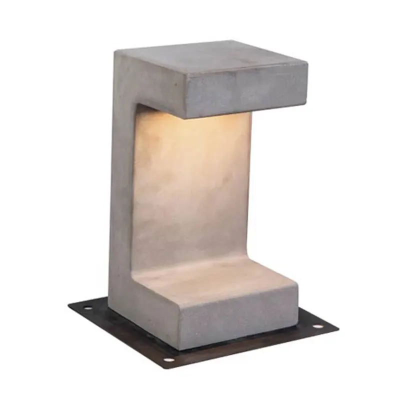 Słupek oświetleniowy LED E191 z betonu, 30 cm