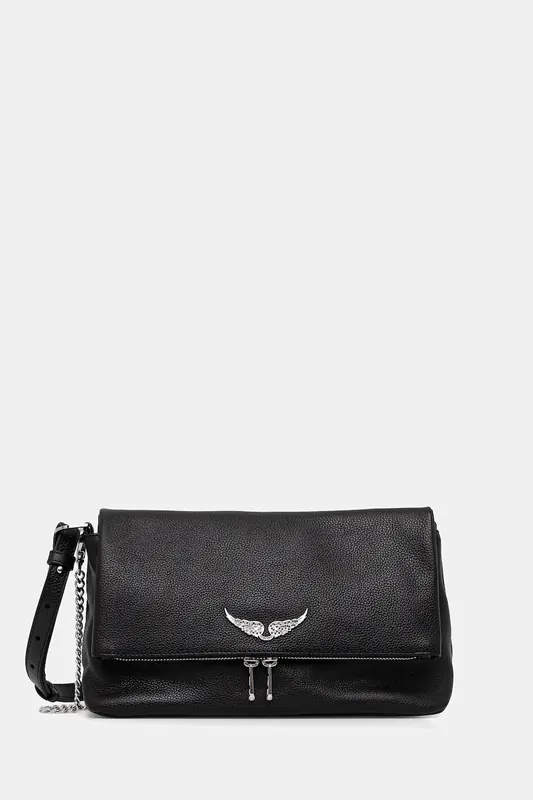 ZADIG&VOLTAIRE torebka skórzana ROCKY II GRAINED LEATHER