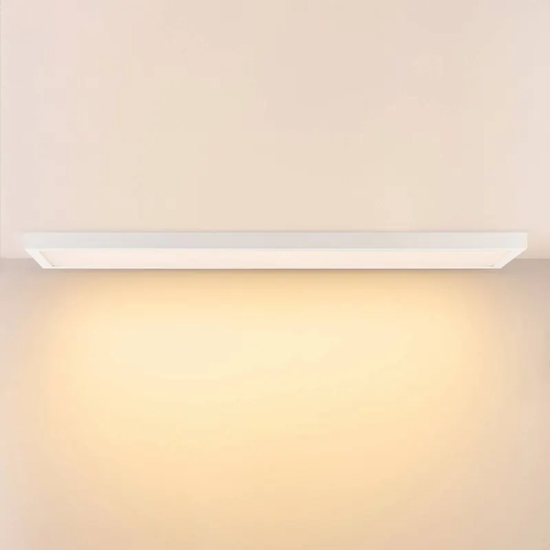 Panel LED PRO OFFICE SANO, 153 x 33 cm, ściemniany, biały metal CCT