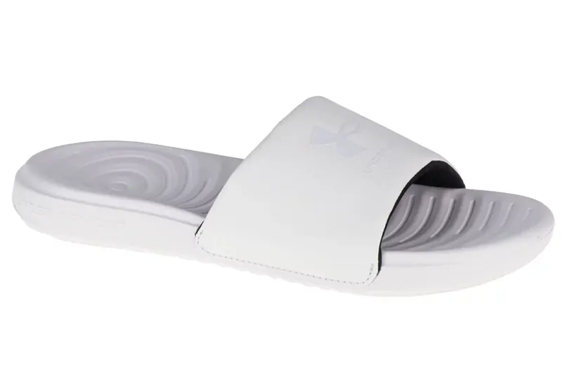Under Armour Ansa Fixed Slides 3023772-101, Damskie, Białe, klapki, syntetyk, rozmiar: 39