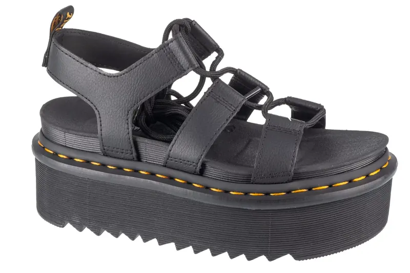 Dr. Martens Nartilla XL DM31538001, Damskie, Czarne, sandały, skóra naturalna, rozmiar: 41