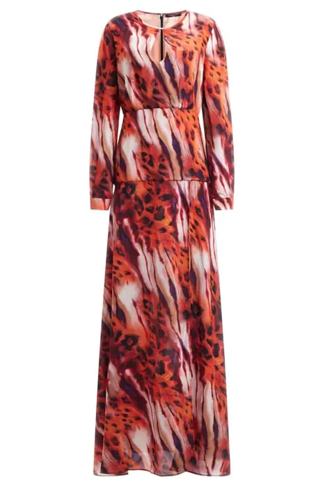 GUESS Marciano By  Radiant Animal Long Dress Radiant Animal P Maat: L | Maxi Jurken Outlet | Dames