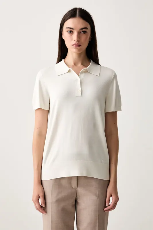 Calvin Klein polo damskie z wiskozy