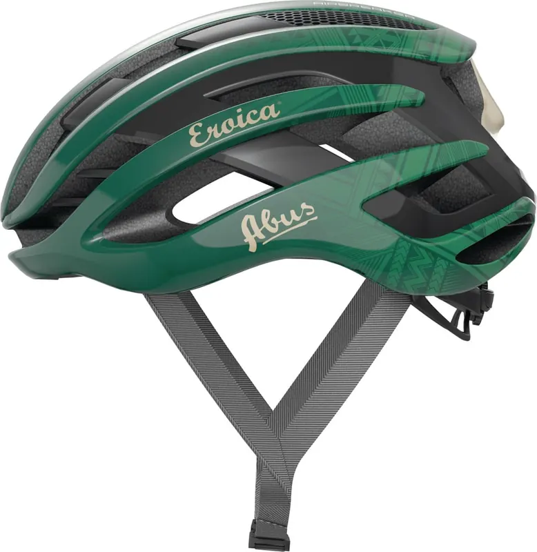 ABUS kask rowerowy AIRBREAKER EROICA zielony (52-58)