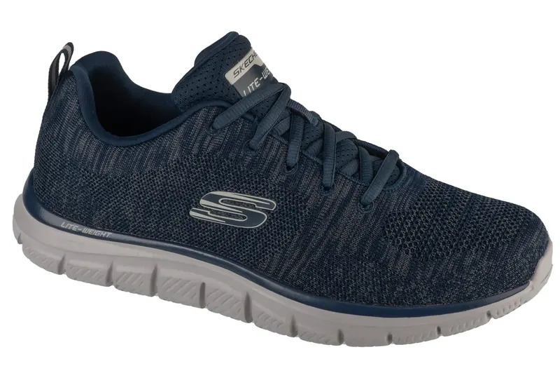 Skechers Track - Front Runner 232298-NVGY, Męskie, Granatowe, buty treningowe, tkanina, rozmiar: 42
