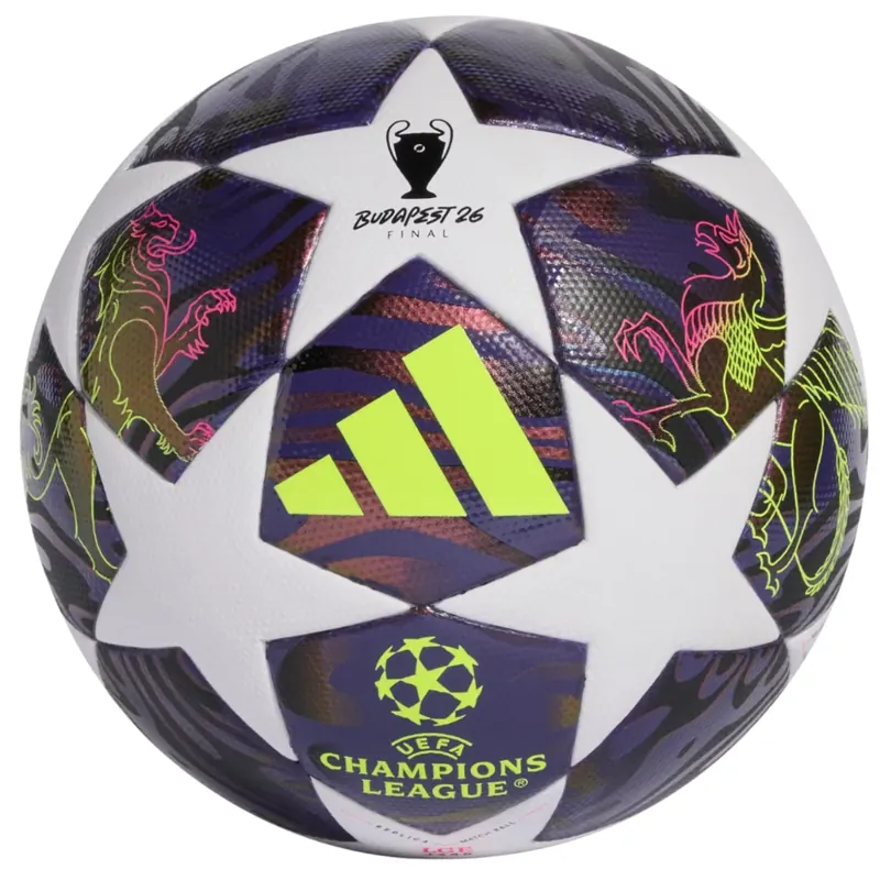 adidas UEFA Champions League Final J350 Ball JX9098, Unisex, Wielokolorowe, piłki do piłki nożnej, TPU, rozmiar: 5