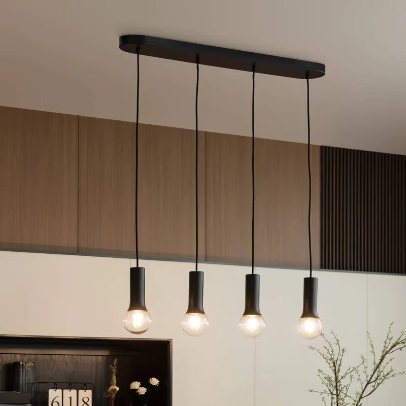 Lampa wisząca Lindby Fipas bez kloszy, 4-punktowa