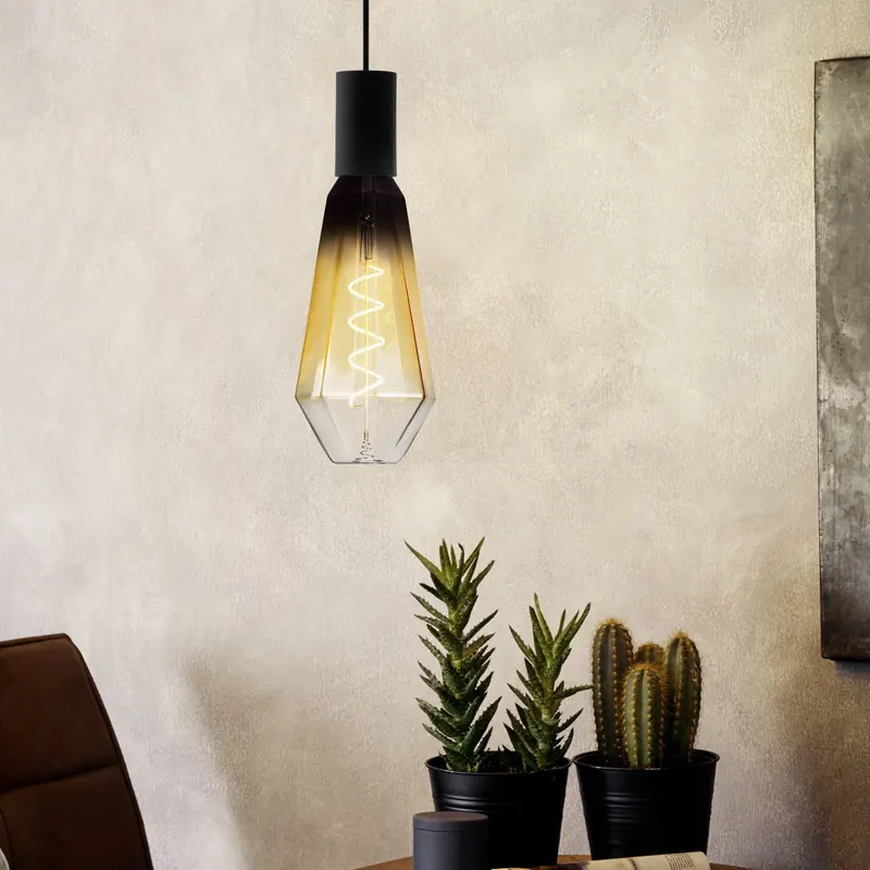 Żarówka LED E27 4W T100 1,700K Filament piaskowy ściemniany