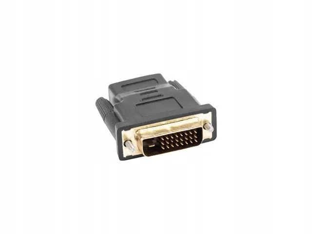 Adapter Lanberg AD-0010-BK (hdmi F DVI-D (24+1) M kolor czarny)