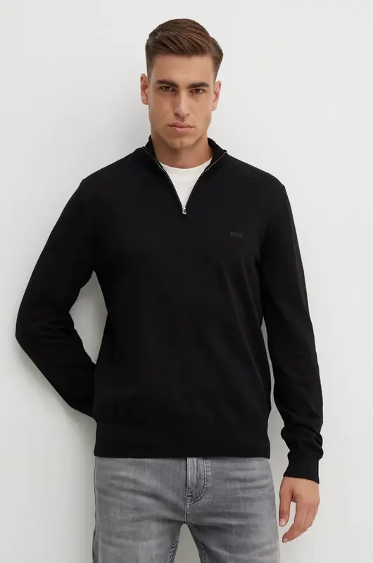 BOSS sweter bawełniany Padro-L