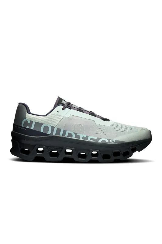 On Cloudmster 1 Glacier | Black Maat: 44 | Hardloopschoenen Outlet | Heren | Zwart