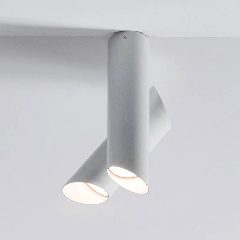 Nemo Żarówka rurkowa LED lampa sufitowa 2-punktowa biały/biały