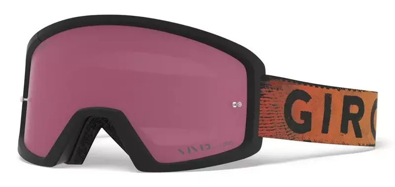 Gogle GIRO TAZZ MTB czarny czerwony hypnotic (Szyba kolorowa VIVID-Carl Zeiss TRAIL + Szyba Przeźroczysta 99% S0)