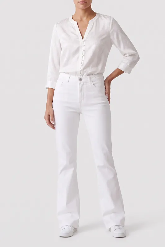 Moschino Trousers White Maat: 38 | Flared Jeans Outlet | Dames | Wit
