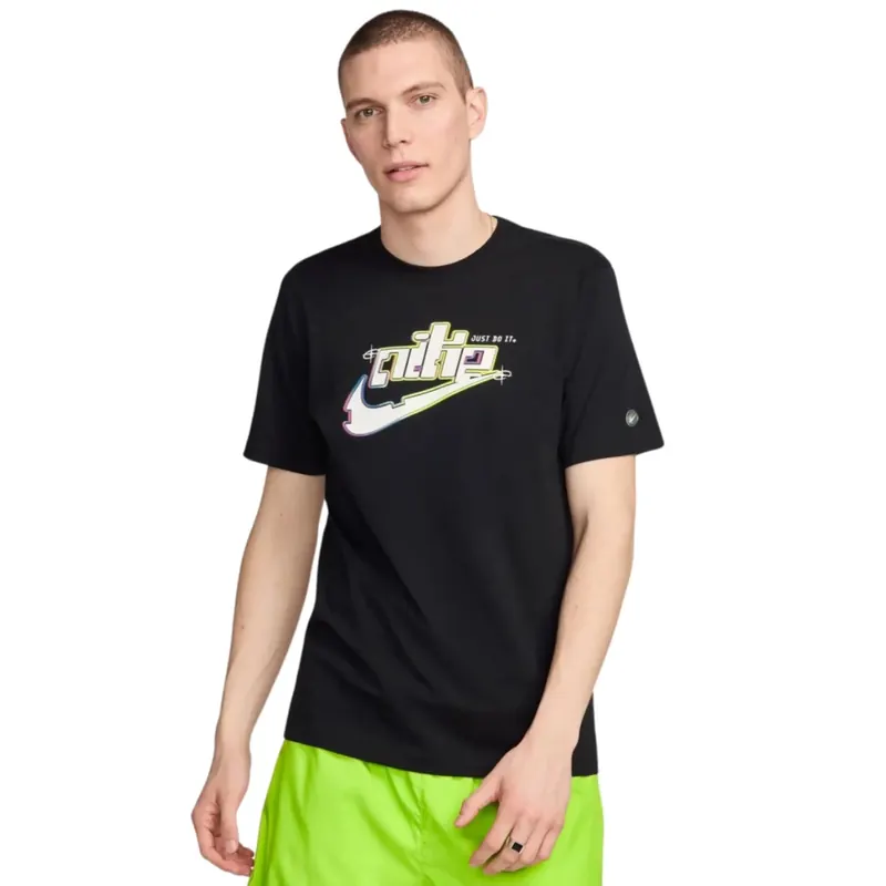 Nike Sportswear Tee FV3745-010, Męskie, Czarne, t-shirty, bawełna, rozmiar: L