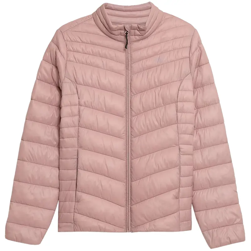 4F Women's Jacket H4Z21-KUDP002-56S, Damskie, Różowe, kurtki, poliamid, rozmiar: S