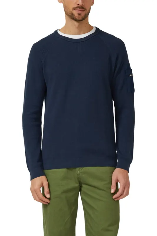 s.Oliver Pullovers Marine Maat: XXL | Sweaters Outlet | Heren | Blauw